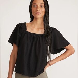 Marine Layer Constance Square Neck Top